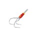 WOLF-Garten Krümmer BE-M, multi-star, Handgrubber(rot/gelb, 11cm)