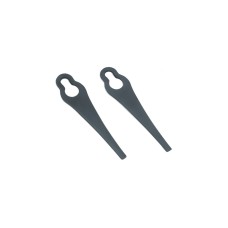WOLF-Garten Messer für 72V- und 40V-Trimmer, Ersatzmesser(grau, 12 Stück)