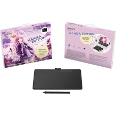 Wacom Intuos S mit Bluetooth, Grafiktablett(schwarz, Manga Edition)