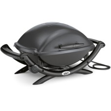 Weber Elektrogrill Q 2400, Dark Grey(schwarz, 2.200 Watt)