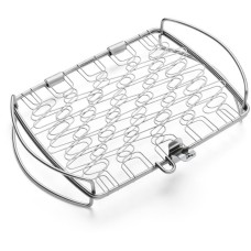 Weber Fisch- und Gemüsehalter 6470, klein, Grillkorb(edelstahl)