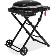 Weber Gasgrill Traveler Compact, Black(schwarz, zusammenklappbar)