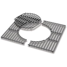 Weber Gourmet BBQ System Grillrost-Einsatz 8846, für Spirit 200(schwarz, 3-teilig, Gusseisen)