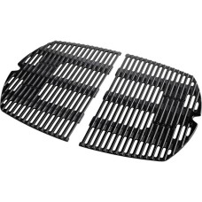 Weber Grillrost Set 7646, für Q 300- / 3000 Serie(schwarz, 2-teilig, Gusseisen)