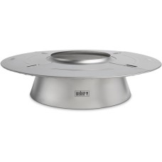 Weber Holzkohle Temperaturregler, für Kugelgrills mit Ø 57cm, Kamin(edelstahl, Hitze-Kegel und Diffusorplatte)