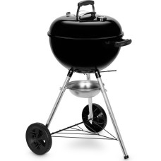 Weber Holzkohlegrill Original Kettle E-4710(schwarz, Ø 47cm, inkl. Deckelthermometer)