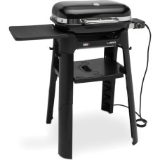 Weber Lumin Compact Elektrogrill mit Stand(schwarz, 2.200 Watt)