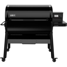 Weber Pelletgrill SmokeFire EPX6, STEALTH Edition(schwarz, 45 x 91cm, mit CRAFTED Basis-Rahmen)