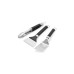 Weber Plancha Zubehör-Set, 3-teilig, Wender(edelstahl/schwarz, Wender, Schaber + Grillzange)