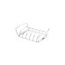 Weber Spare-Rib-Halter und Bratenkorb 6469, Grillkorb(silber)