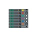 Wera 2035/6 B Elektronik-Schraubendrehersatz + Rack(schwarz/grün, 6-teilig, mit Black Point Spitze)