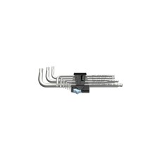 Wera 3950/9 Hex-Plus Stainless 1 Winkelschlüsselsatz, 9-teilig, Schraubendreher(edelstahl, Edelstahl, mit Halteclip)