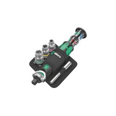 Wera 8009 Zyklop Pocket Set 2, 18-teilig, Bit-Satz(schwarz/grün, Umschaltknarre für 3/8", 1/4")
