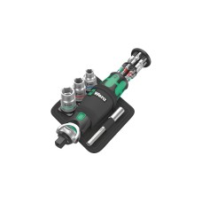 Wera 8009 Zyklop Pocket Set Imperial 2, Bit-Satz(schwarz/grün, Umschaltknarre für 3/8", 1/4")