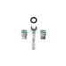 Wera 8100 SC 10 Zyklop Speed-Knarrensatz, zöllig, 28‑teilig, Werkzeug-Set(schwarz/grün, 1/2