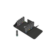 Wera 8790 C Impaktor Deep Set 1, 11‑teilig, Steckschlüssel(schwarz, 1/2", in textiler Box)