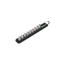 Wera Belt A Imperial 1 Zyklop Bitnuss-Satz Innensechskant, Steckschlüssel(schwarz, 9-teilig, 1/4", mit Haltefunktion)