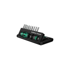 Wera Bit-Satz Kraftform Kompakt 10, inkl. Steckgriff(schwarz/grün, 10-teilig, 1/4")