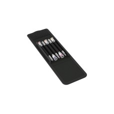 Wera Bitnuss-Satz 8740 A HF 1 Zyklop, 5-teilig, Steckschlüssel(schwarz/silber, 1/4", in textiler Box)