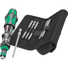 Wera Kraftform Kompakt 20 Tool Finder 3, 13-teilig, Bit-Satz(schwarz/grün, integriertes Magazin)