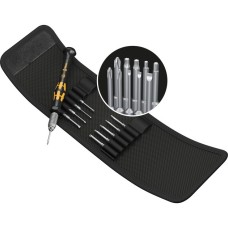 Wera Kraftform Kompakt Micro Set ESD/11 SB, Bit-Satz(inkl. Micro Steckgriff, mit Falttasche)