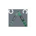 Wera Safe-Torque A2 Set 1, 23‑teilig, Drehmomentschlüssel(schwarz/grün, 1/4