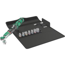 Wera Safe-Torque A 1 Imperial Set 1, 10‑teilig, Drehmomentschlüssel(schwarz/grün, 1/4" Vierkant, 2-12 Nm)