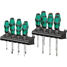 Wera Schraubendreher Satz Big Pack 300(schwarz/grün, Kraftform Plus, Lasertip)