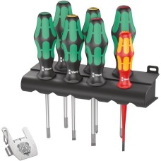 Wera Schraubendreher-Satz Kraftform/7 Heavy Metal 1(rot/gelb, 7-teilig, mit Lasertip)