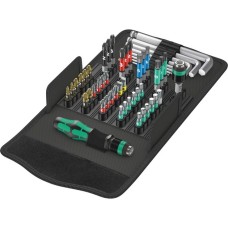 Wera Set Kraftform Kompakt 100, Werkzeug-Set(inkl. Winkelschlüssel, 1/4", Textil-Box)