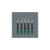 Wera Zyklop Speed-Knarrensatz 8100 SC 2, 37-teilig, Werkzeug-Set(schwarz/grün, Speed-Knarre mit schwenkbarem Kopf, 1/2