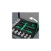 Wera Zyklop Speed-Knarrensatz 8100 SC 2, 37-teilig, Werkzeug-Set(schwarz/grün, Speed-Knarre mit schwenkbarem Kopf, 1/2