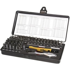 Wiha Bit-Satz Micro-Bit Set ESD(schwarz/gelb, 65-teilig)