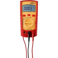 Wiha Digitales Multimeter 45215, bis 1.000 V AC, CAT IV, Messgerät(rot/gelb)
