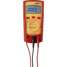 Wiha Digitales Multimeter 45218, bis 600 V AC, CAT IV, Messgerät(rot/gelb)