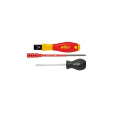 Wiha Drehmoment-Schraubendreher TorqueVario-S electric(rot/gelb, 3-teilig, 0,8 - 5Nm)