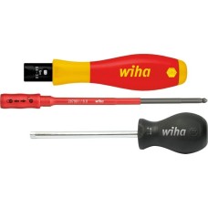 Wiha Drehmoment-Schraubendreher TorqueVario-S electric(rot/gelb, 3-teilig, 0,5 - 2Nm)