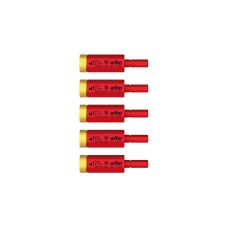Wiha Drehmoment-Set easyTorque Adapter electric(rot/gelb, 5-teilig)