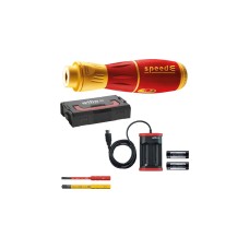 Wiha E-Schraubendreher speedE II electric, Schrauber(rot/gelb, 2x Akku, in L-Boxx mini)