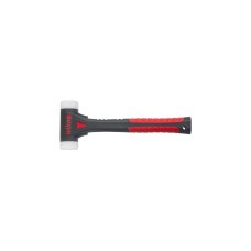 Wiha Schonhammer FibreBuzz rückschlagfrei, sehr hart(schwarz/rot, Ø 40mm)
