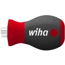 Wiha Schraubendreher-Bithalter Stubby 1/4"(schwarz/rot, magnetisch)