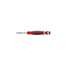 Wiha Schraubendreher mit Bit Magazin LiftUp 26one(schwarz/rot, 14-teilig, magnetisch)