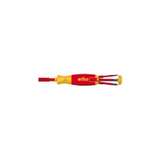 Wiha Schraubendreher mit Bit Magazin LiftUp electric(rot/gelb, 7-teilig)