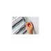 Wiha Schraubendreher mit Bithalter-Set SoftFinish electric slimVario, 4-teilig(rot/gelb, Stubby mit slimBits)