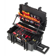 Wiha Werkzeug-Set Elektriker Competence XXL II(rot/gelb, 116-teilig, mit Trolley-Koffer)