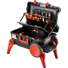 Wiha Werkzeug-Set XXL 3 electric(schwarz/rot, 104-teilig, mit Trolley-Koffer)