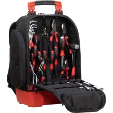 Wiha Werkzeugrucksack mechanic Set, Werkzeug-Set(schwarz/rot, 41-teilig, mit Rucksack)