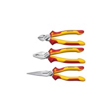 Wiha Zangen-Set Industrial electric, 4-teilig(gelb/rot)