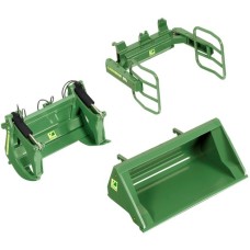 Wiking Frontlader Werkzeuge Set A Bressel und Lade, Modellfahrzeug