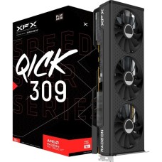 XFX Radeon RX 7600 XT SPEEDSTER QICK309 BLACK Gaming, Grafikkarte(RDNA 3, GDDR6, 3x DisplayPort, 1x HDMI 2.1)